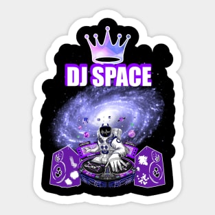 DJ Space Sticker